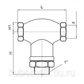 Broen Clorius L1S, L1SB, клапан регулирующий латунный Broen